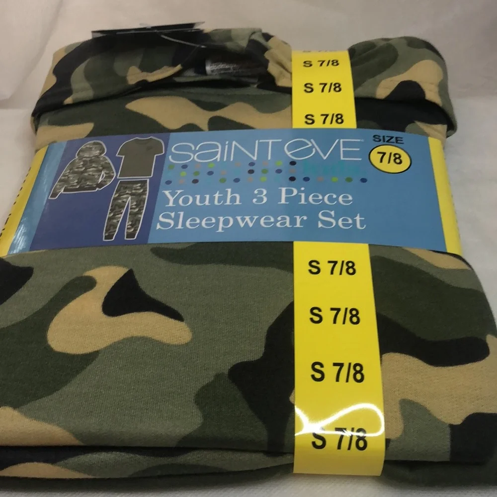 SAINT EVE 3 PIECE SLEEPWEAR SET
